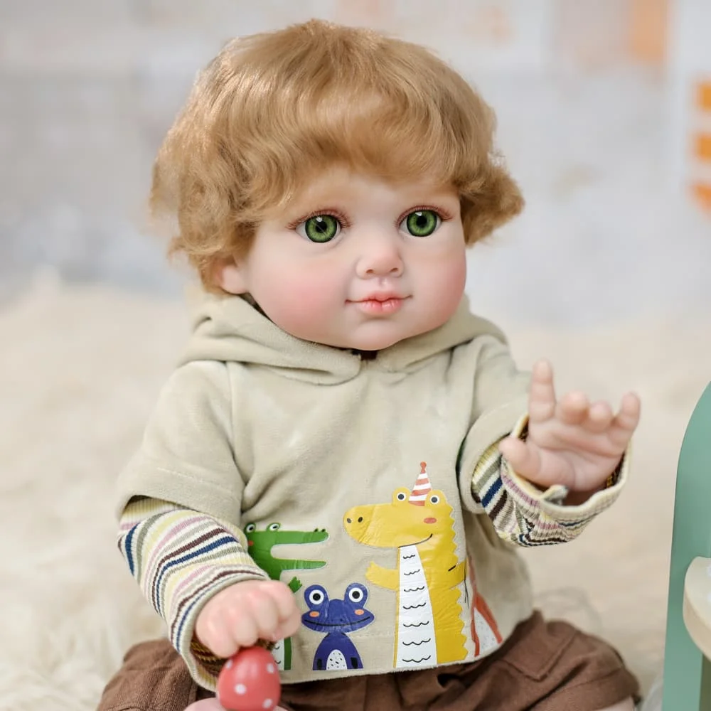 

Cloveray Authentic Reborn Doll Body Plastic 20 inch 47 cm Vinyl 3D Skin With Ceins High Quality Children's Birthday Gift