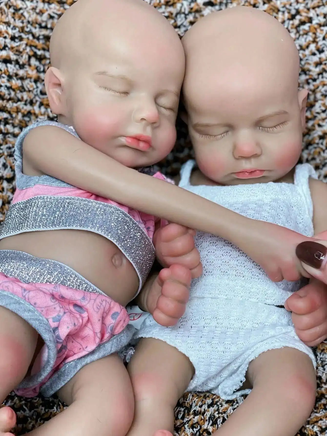 Saskia 13 pollici Silicone Loulou Reborn Baby Doll Fatto a mano Bebe Soft Touch Neonato Baby Doll per bambini Regali di compleanno