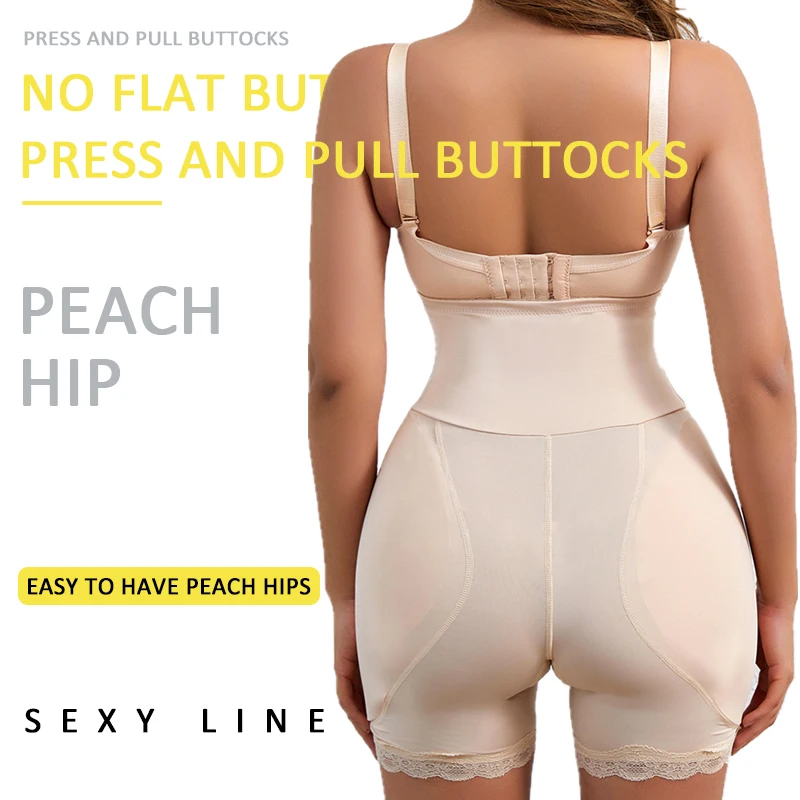 Body Shapers Women Shapewear Butt Lifter Buttocks Enhancer High Waisted Shorts Waist Trainer Shapping Curve Hip Pads Panties