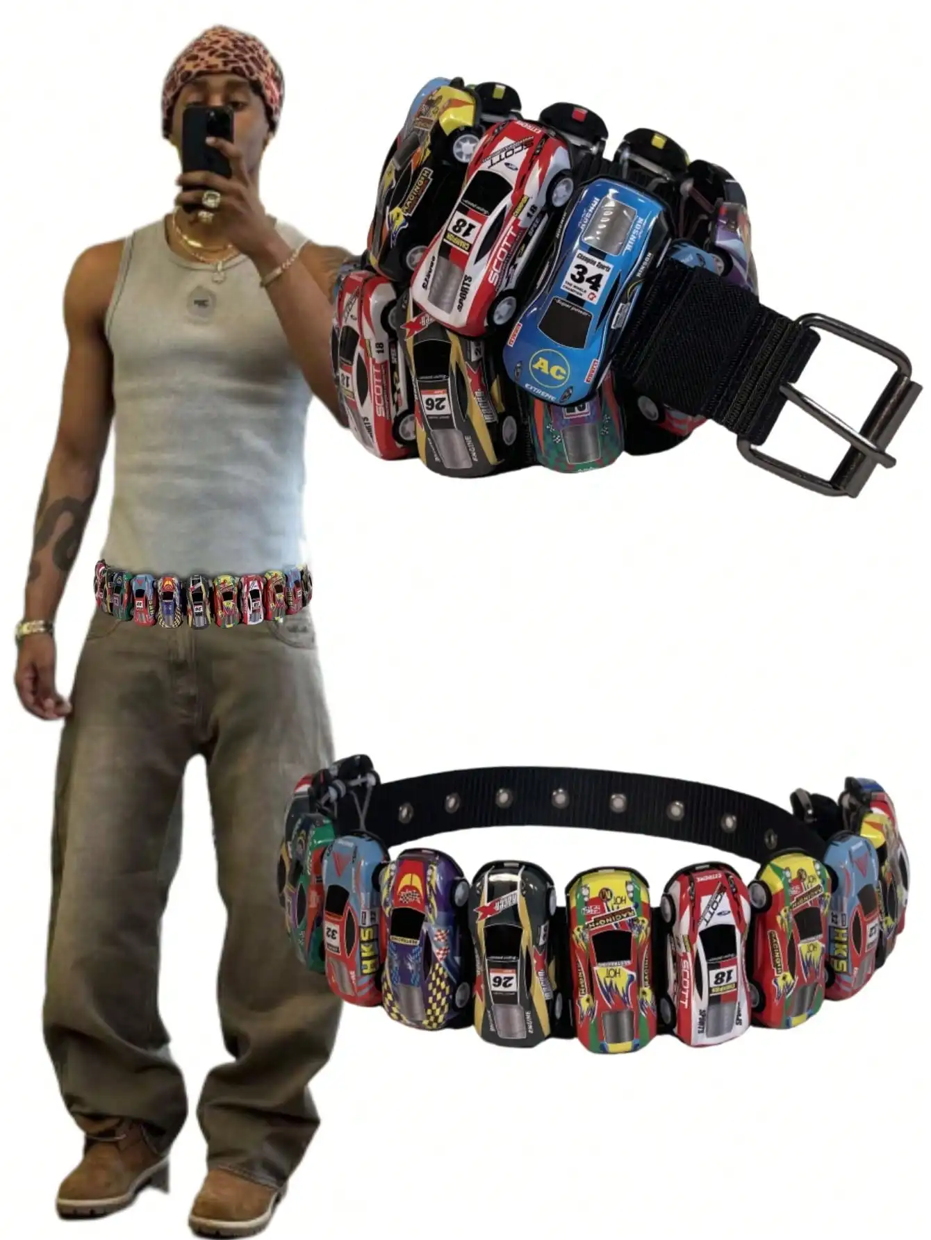 1pc Men's Y2K Punk Petal Cross Buckle Casual Black Belt, Versatile Waist Belt For Daily Wear Summer, School Casual, Business, Boyfriend Husband Father Dad Men Gift, Daily Wear, Fashion, Teen, Outdoor, Vacation, Athletic, Travel, Street, Boho, Vintage Fall