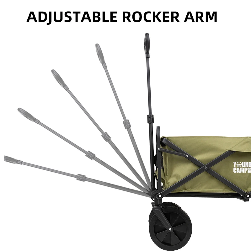 للطي للطي فائدة عربة الشاطئ عربة الثقيلة سعة كبيرة عربة أضعاف عربة في الهواء الطلق المحمولة عربة التخييم الجدول #4