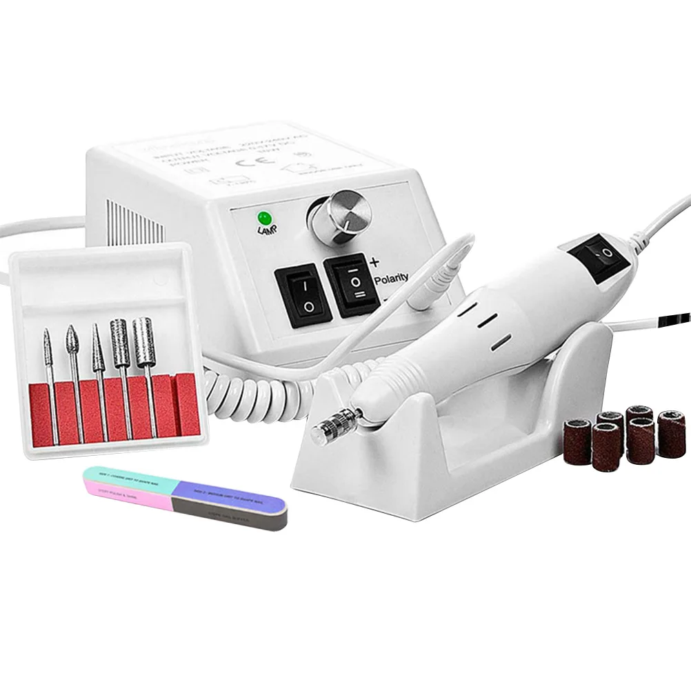

Electric Nail Polisher Machine 20000-30000Rpm Replaceable Grinding Tips For Manicure Nail Art Polishing Tool Salon Use