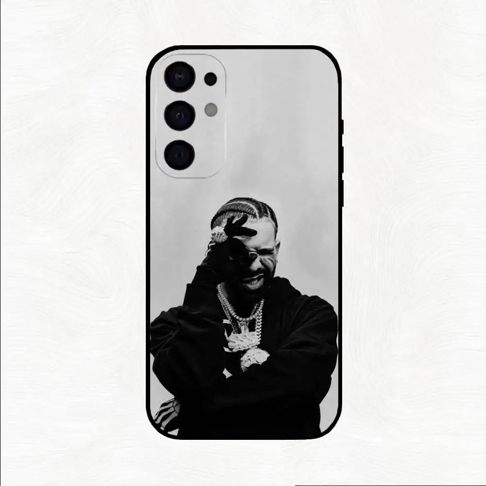 Capa de telefone Rapper Singer D-Drake O-Owl para Samsung S25, S24, S23, S22, S21, S20, Plus, Fe, Lite, Outros Capa preta