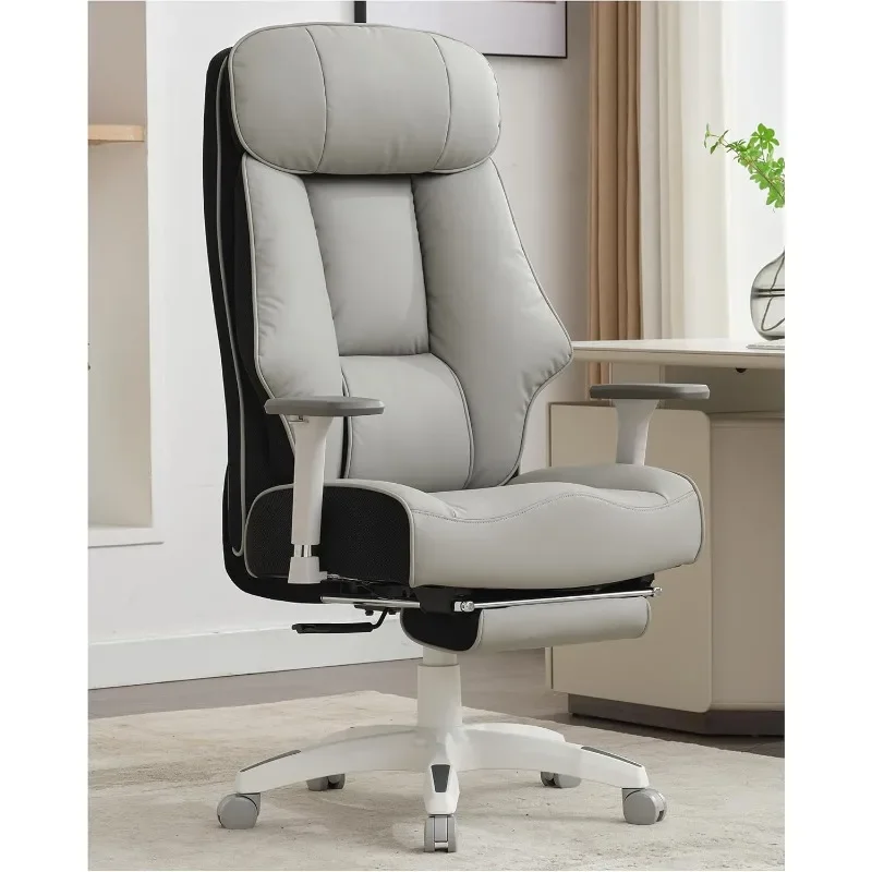 Big and Tall Office Chair, Executive Office Chair with Foot Rest,Oversized Office Chair for Heavy People