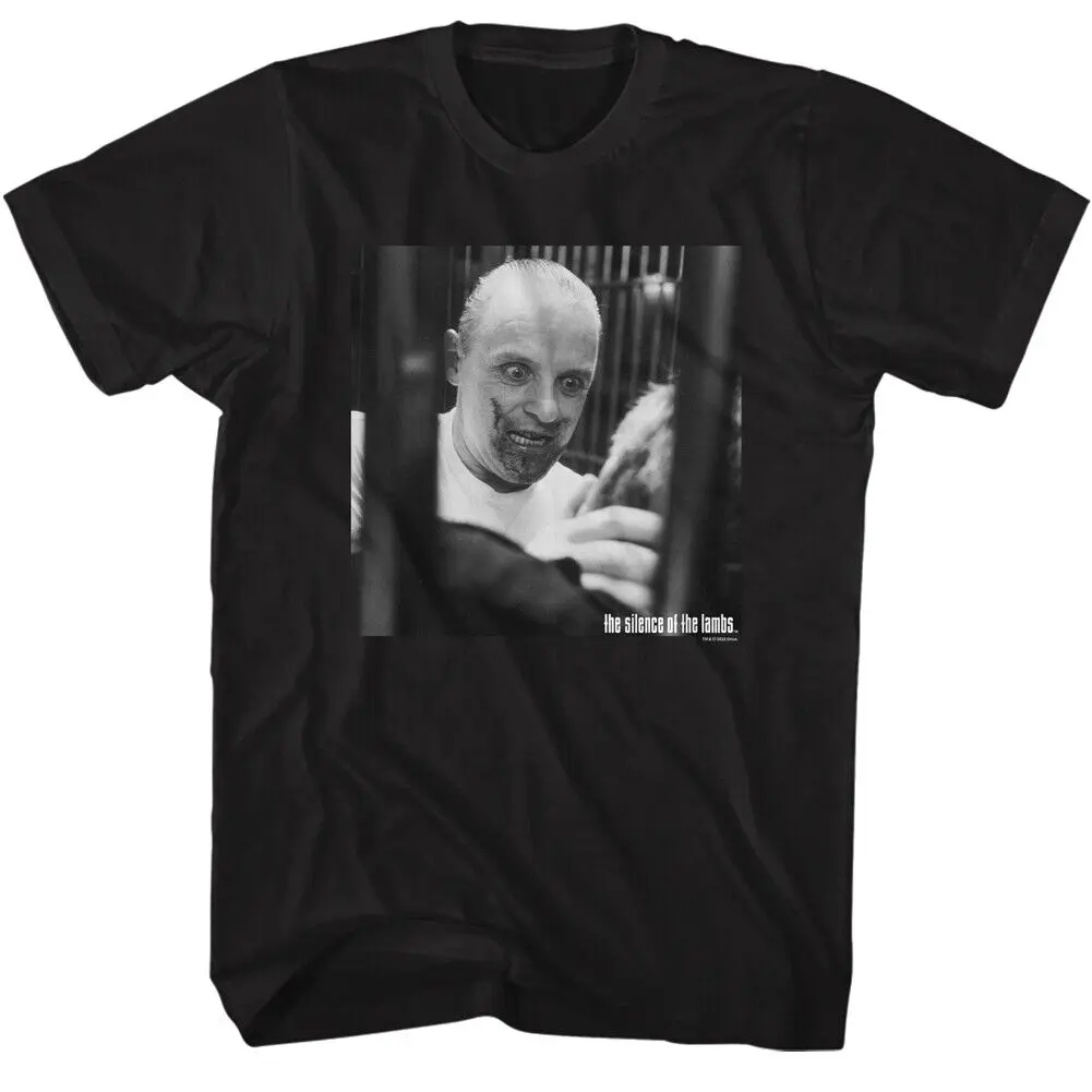 

Silence Of The Lambs Movie Hannibal Lector Biting Off Guards Face Men's T Shirt