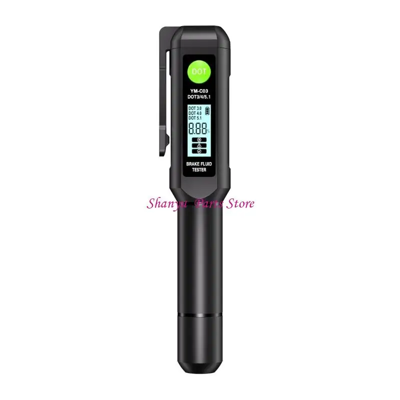 

Brake Fluid Tester Auto Digital Tester Oil Quality Check Pen Sound Light Alarm R6FB