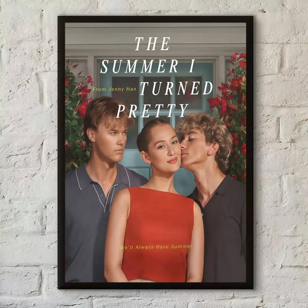 تلفزيون ساخن الصيف تحولت ملصقات أنيمي جميلة لزجة ورق أبيض ملصق DIY غرفة بار مقهى Kawaii غرفة ديكور