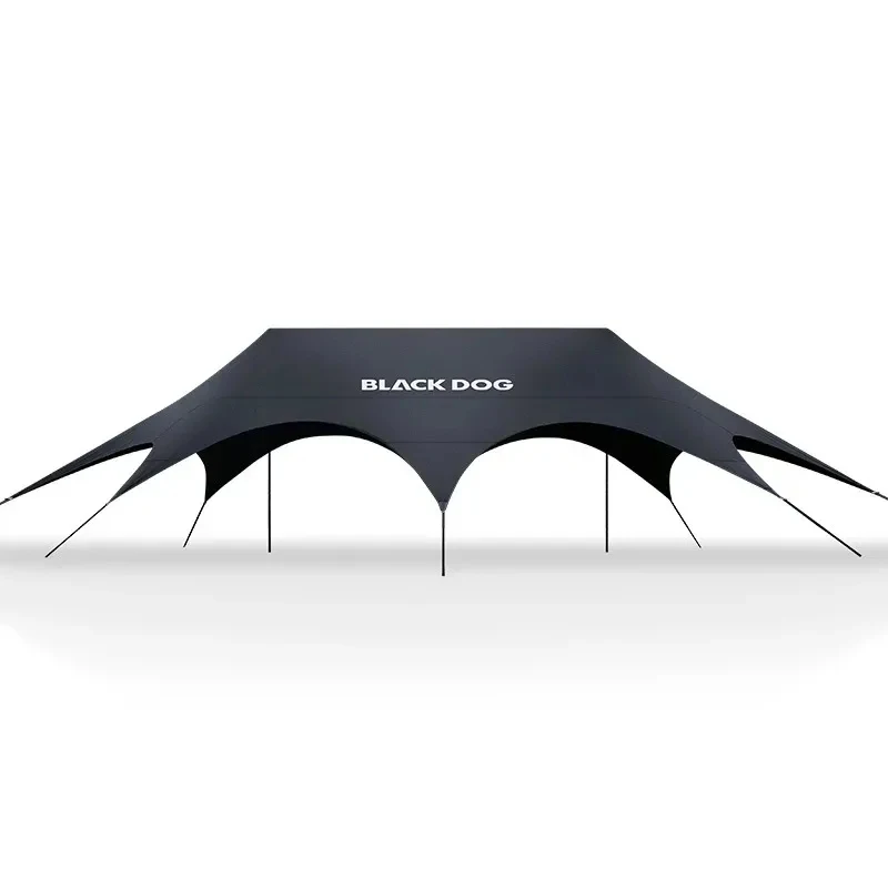 Outdoor Camping Canopy Tent Blackout Vinyl Quick Hitch Camping Camping Awning Folding Portable Hiking Family Reunion