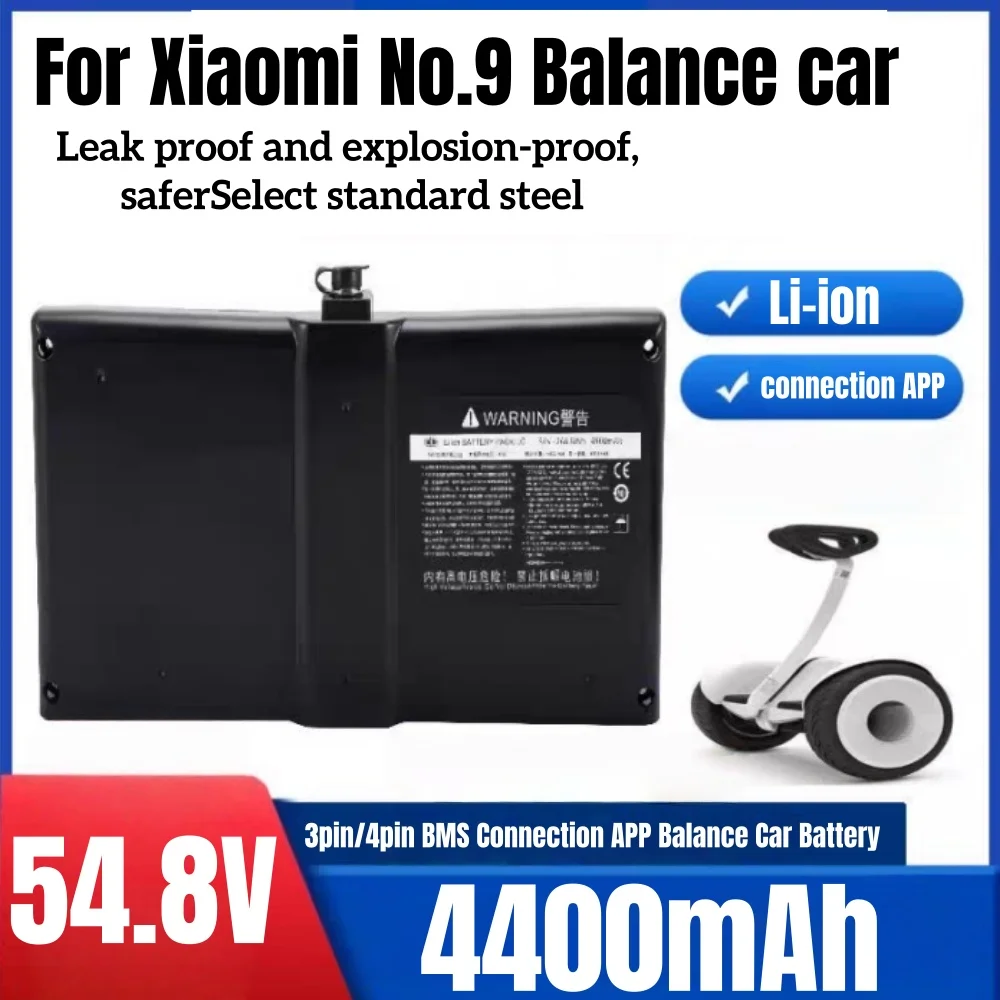 Replacement 54.8V 4400mAh Lithium Battery for Ninebot Segway Mini Self Balancing Scooter with App