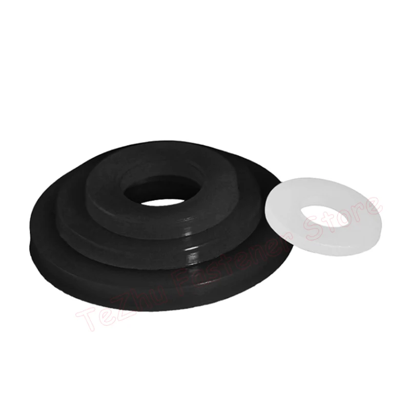 M2-M24 Plastic Nylon PP Flat Washer Plane Spacer Insulation Gasket Ring for Screw M2.5 M3 M4 M5 M6 M8 M10 M12 M14 M16 M18 M22