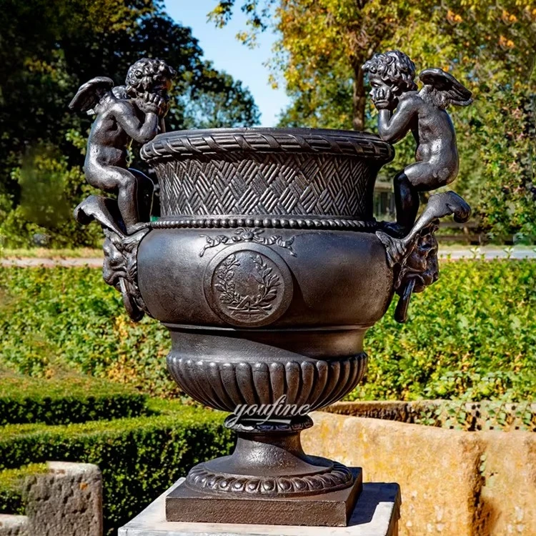 Garden Large Bronze Antique Flower Pot