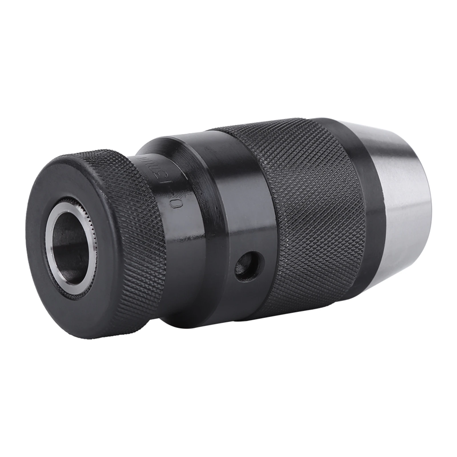 หัวจับดอกสว่านแบบไม่ใช้กุญแจ 1 ชิ้น ขนาด 0-13 มม. 1/2 นิ้ว ทำจากเหล็ก แบบรัดอัตโนมัติ รุ่น B16 สำหรับเครื่องกลึงและสว่านไฟฟ้า