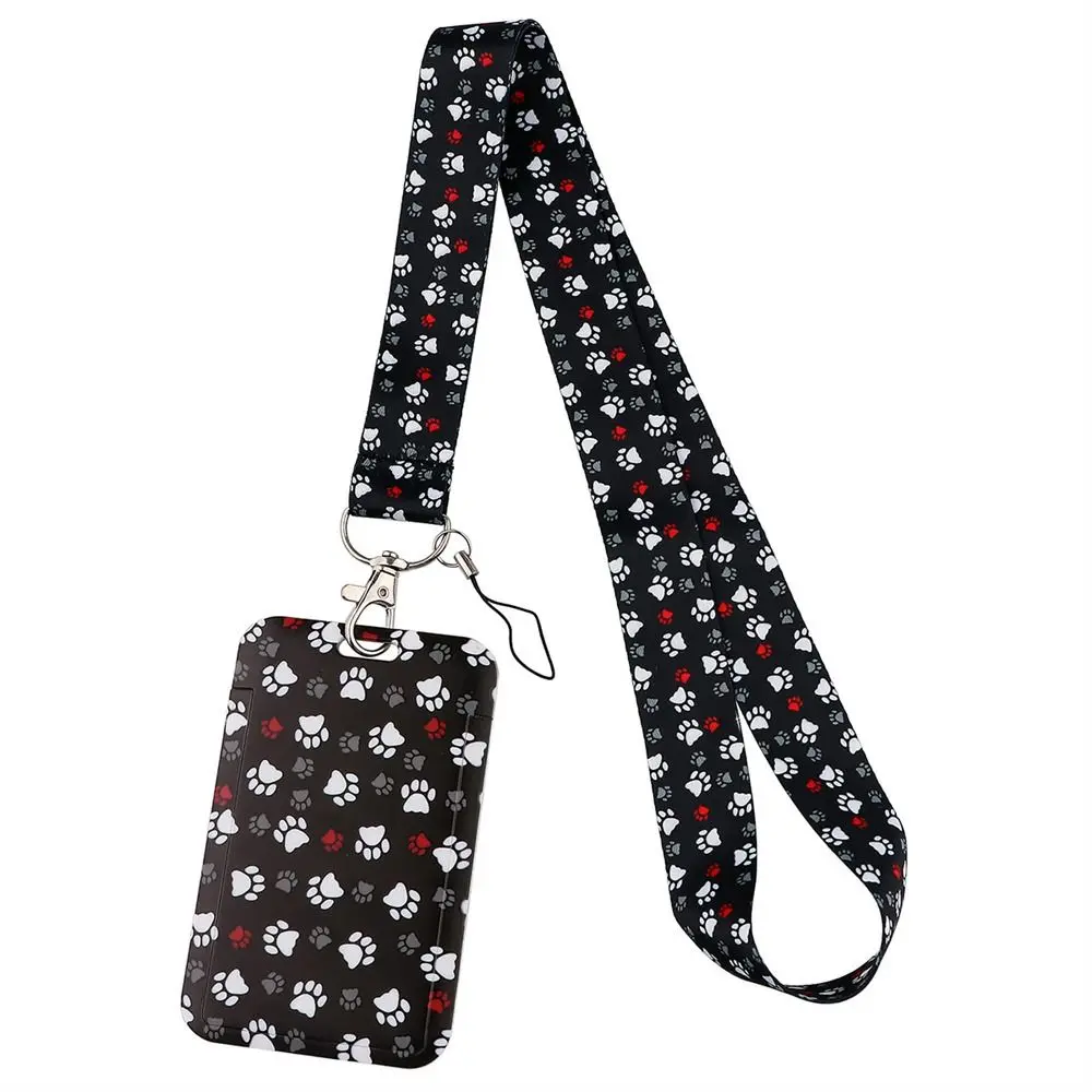 

Gifts School Supply Card Holder Hang Rope Key Holder Keyrings Neck Strap Lanyards ID Card Holder Animals Lanyards Badge Holder