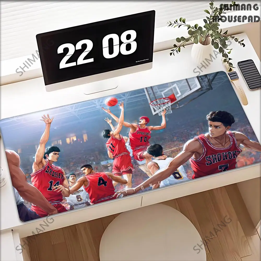 

slam dunk mousepad Gamer Non-slip Large mouse pad Gaming Laptop Desk mat Pc Accessories Mausepad Mats Keyboard Cabinet Mause Mat