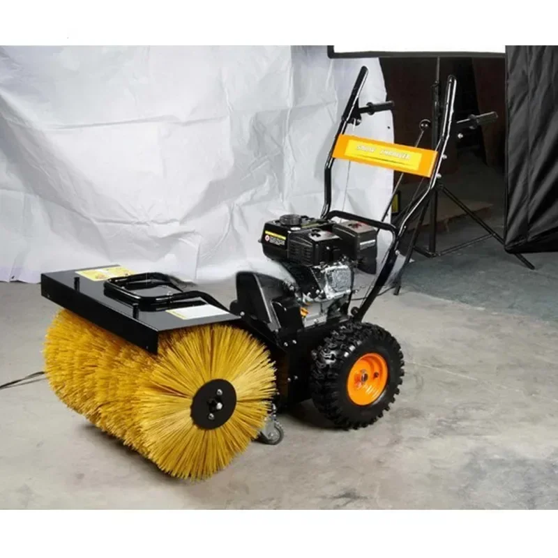 Highly sought after Durable Cross-border 6.5 Small Brush Snowplow Hand-push Type Road Snow Clearing Machine