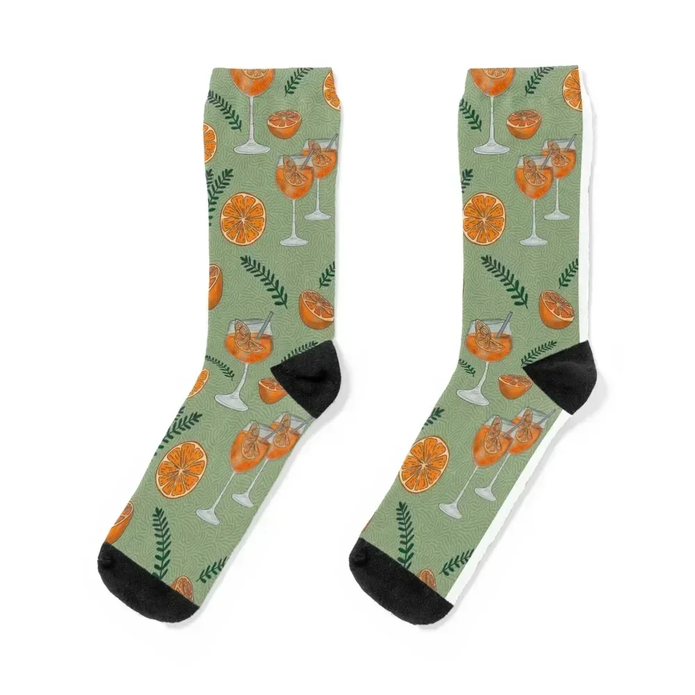 

Thyme for Cocktails Socks luxury christmas gift snow winter Socks Male Women's
