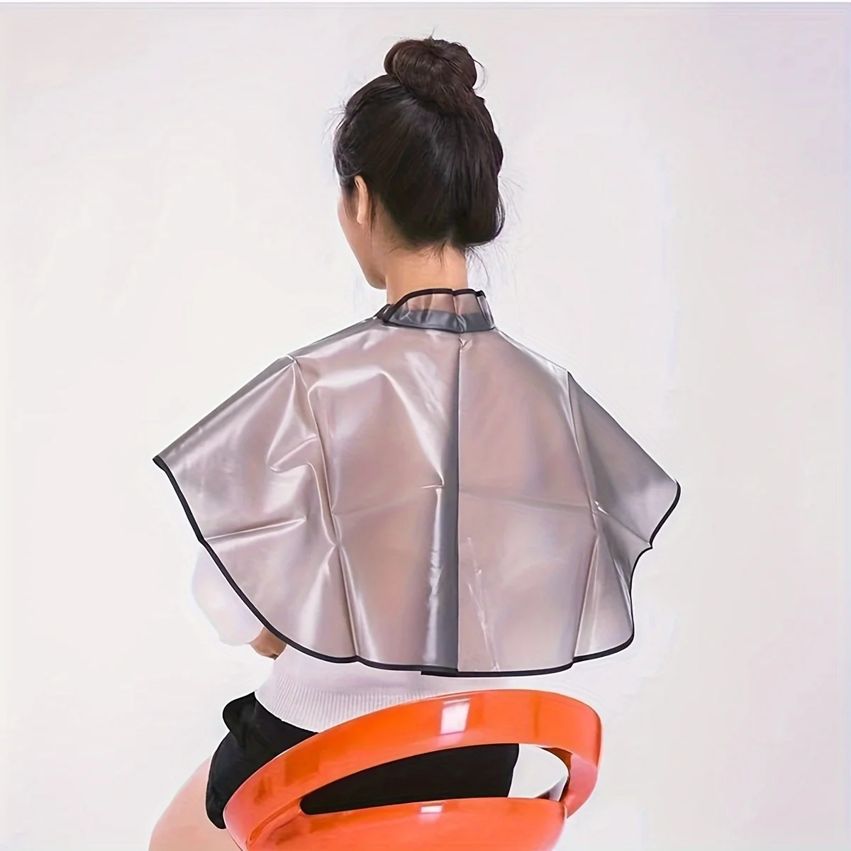 Professional High Quality Hair Apron - Quick-Dry Salon Shawl with Design, Durable Polyester for Shampooing, Easyclean Material