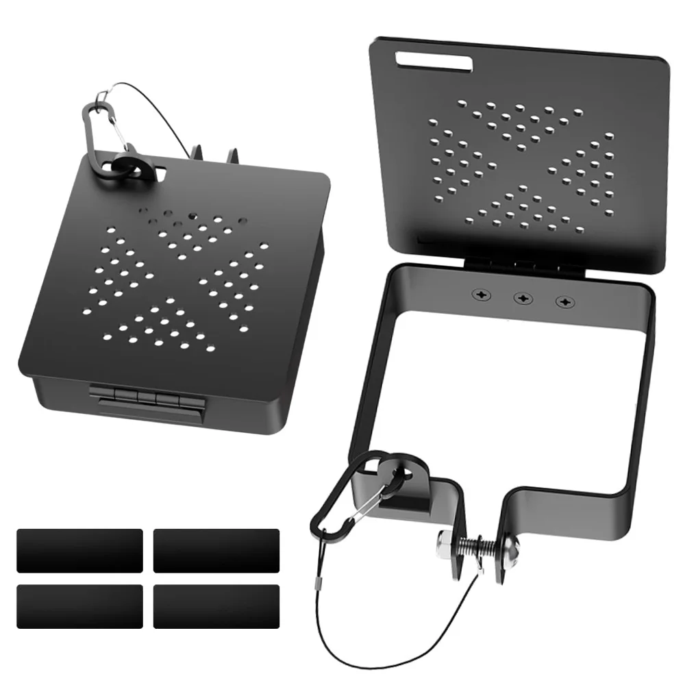 

2pcs Aluminum Square Bumper End Cap 4-inch Caravans Square Bumper Cover with Ventilation Holes RV Bumper End Cap