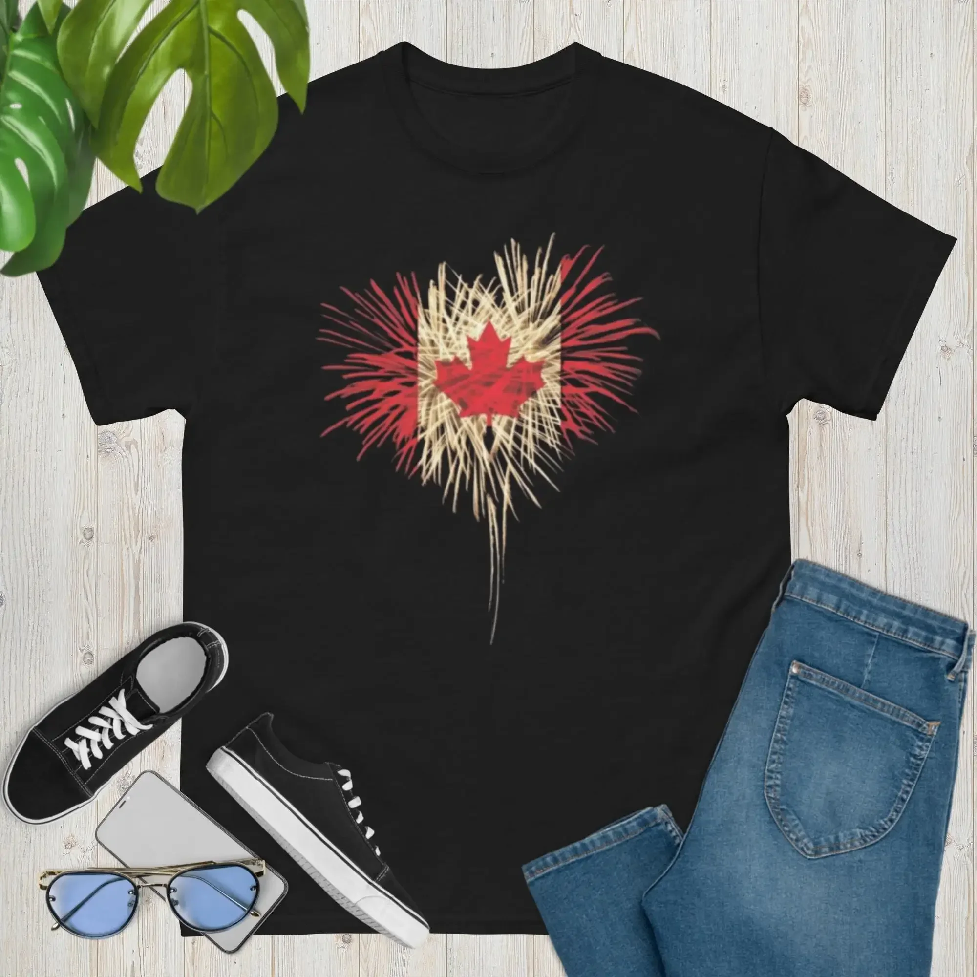 Canada Day Spectacle T Shirt Trendy Canadian Flag Design Comfy Apparel Perfect For Him Her Unique Merch