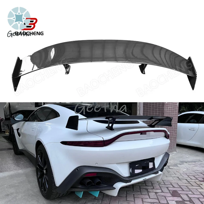 For Aston Martin Vantage 2020-2023 Upgrade to F1 Style  High Quality Dry Carbon Fiber Rear Wing Spoiler Body Kit Car Parts