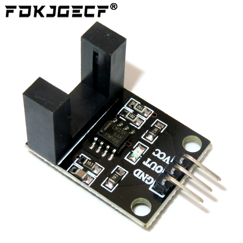 Beam photoelectric sensor Electric counter module LM393 motor count speed sensor module test module groove coupler module