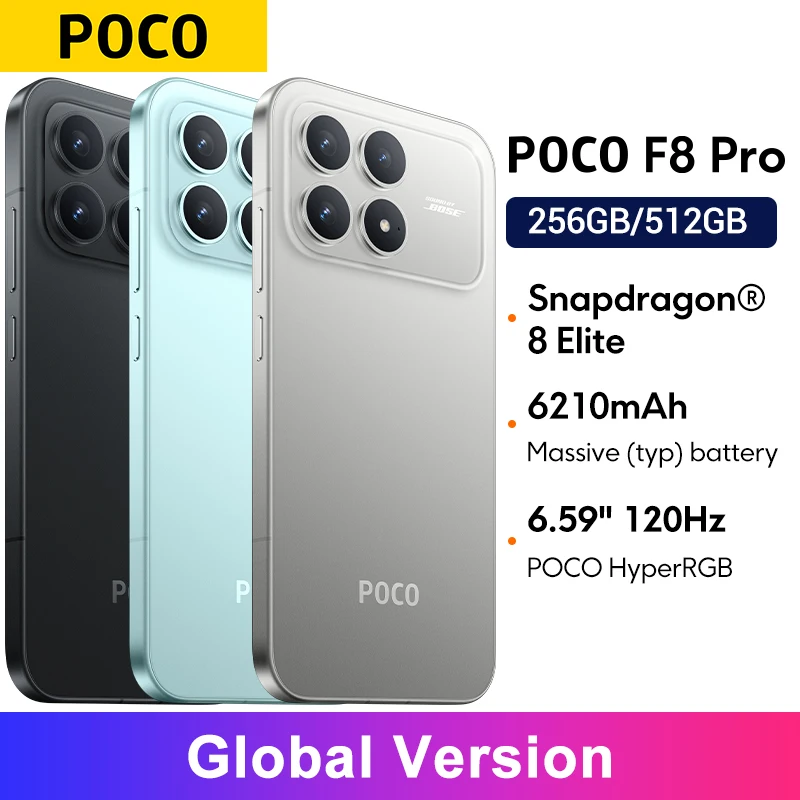 POCO F8 Pro 5G Global Version Smartphone 6.59