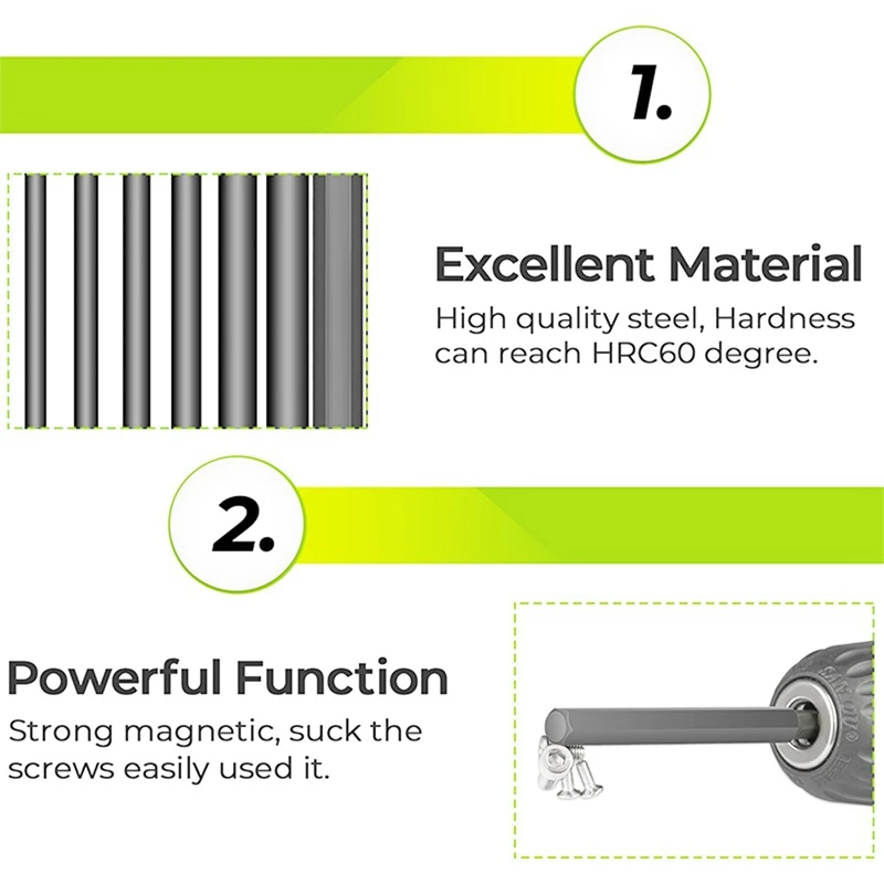 10-Pieceinner Hexagon Spanner 1.5-12Mm Wrench Socket