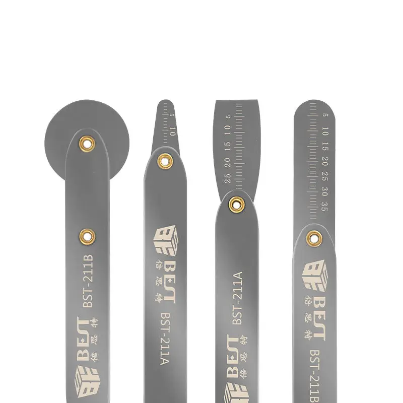 BST-211A/B strumento universale per la riparazione del telefono cellulare strumento per smontare il metallo Crowbar Set di attrezzi manuali per telefono con leva in acciaio metallico