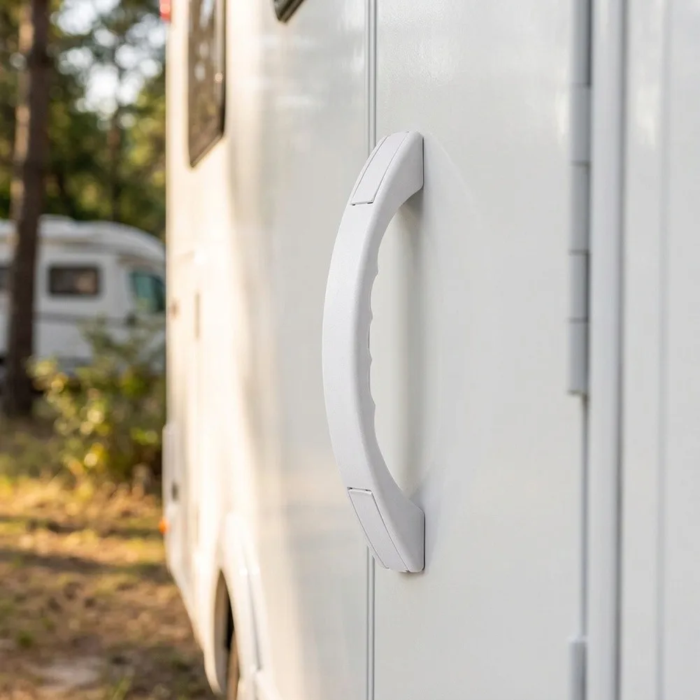 Stylish Plastic Grab Handle for RV Boats Cargo Trailer No Exposed Fasteners Clean Appearance Easy Installation