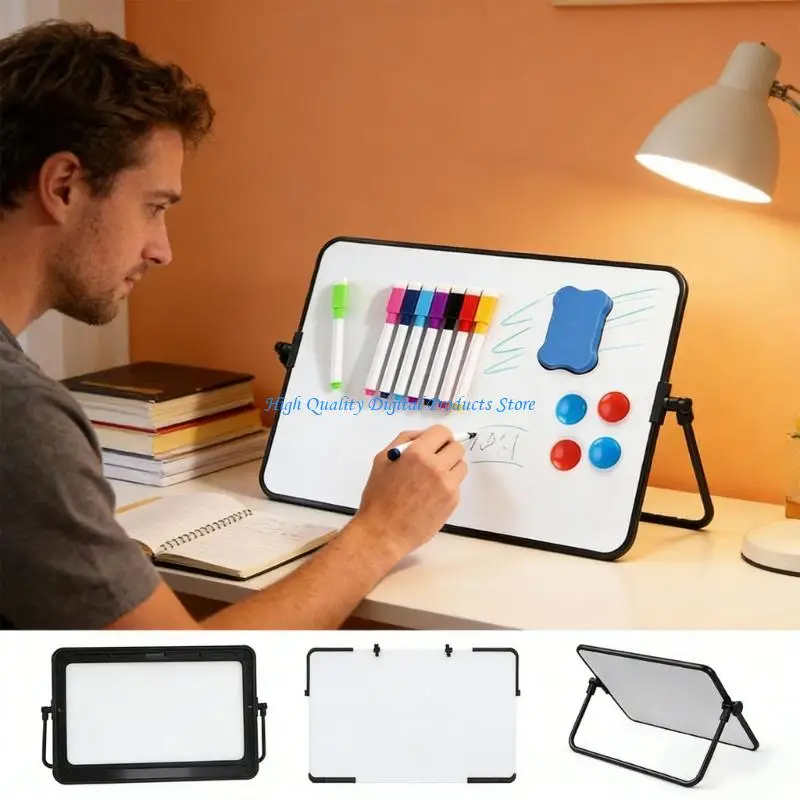 u2je-lavagna-magnetica-a-due-lati-con-supporto-42x30-per-uso-scolastico-in-casa-e-ufficio