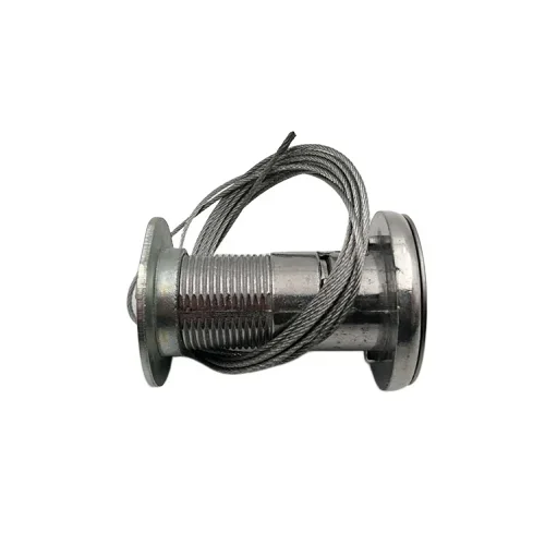 Garage door lock universal pull cord l C-class leaf lock cross flap door emergency lock image 5