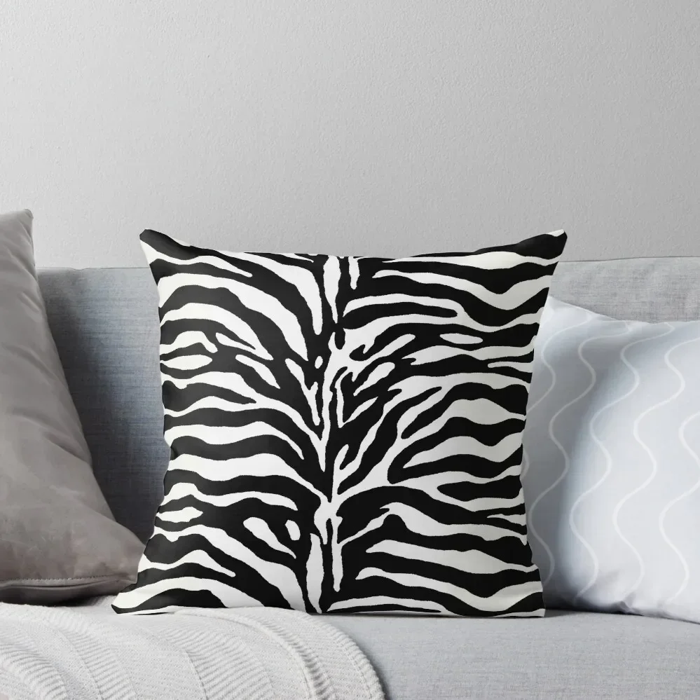 

Animal Print, Zebra in Black and White Throw Pillow Pillowcases Cushion Covers Sofa Decorative Cushions Pillow