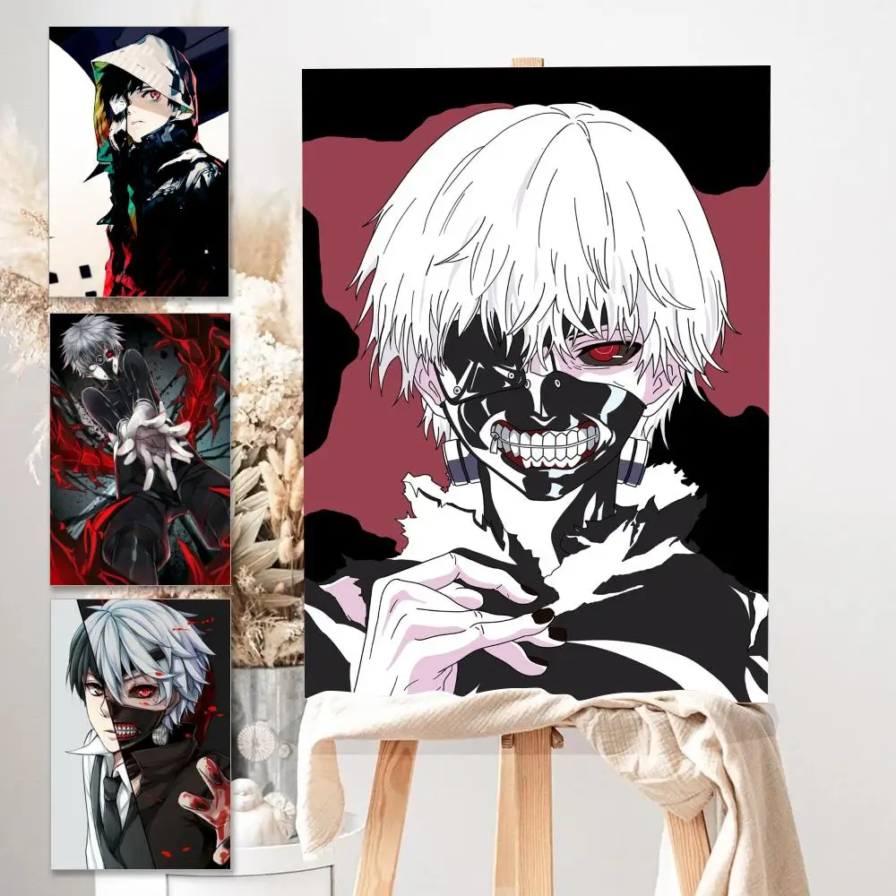 انمي ياباني T-Tokyo G-Ghoul ملصق HD أنيمي الساخن موضوع المغني/OST/فيلم مقاوم للماء الذاتي عصا ديكور المنزل