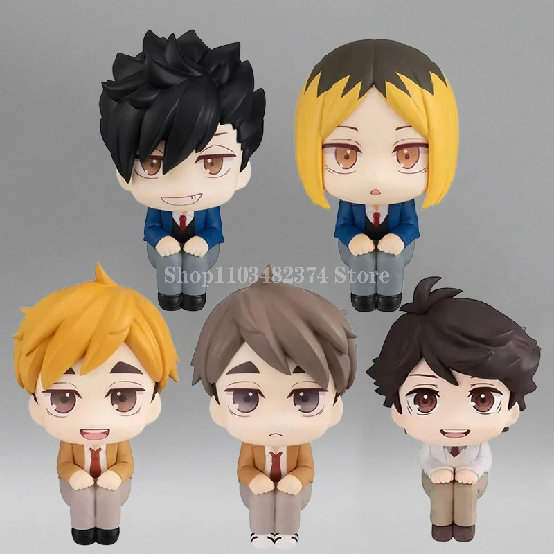 

Anime Tetsurou Kuroo Toys Look Up Kozume Kenma Haikyuu Action Figure Miya Osamu Oikawa Tooru Figures PVC Collectible Statue Gift