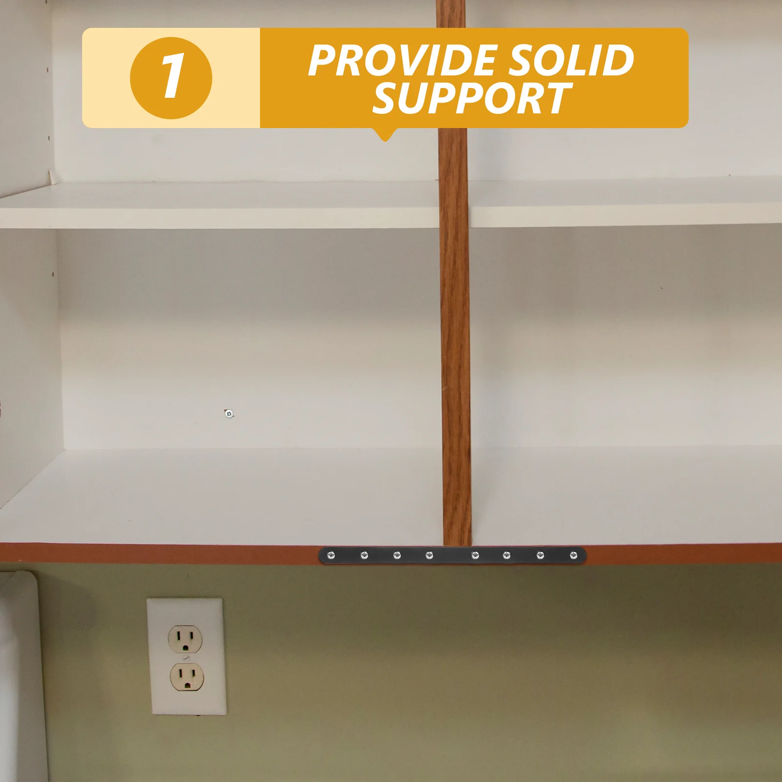 

4pcs Heavy Duty Stainless Steel Flat Straight Mending Plates For Wood Furniture Repair Support Brackets Fixing Bracket Metal