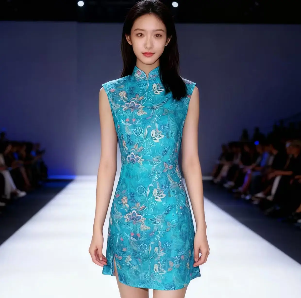 

Ткань для шитья своими руками премиум-класса, чистая рами с принтом масляной живописи, легкая для летнего платья, рубашки, ханьфу, повседневного ремесла