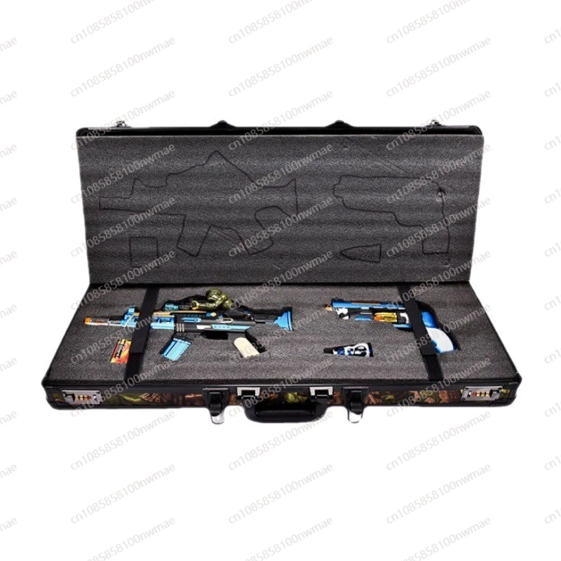 

Extra Long Aluminum Alloy Tool Box Suitcase Instrument Case Fish Pole Case Equipment Safety Box Storage Box with Sponge