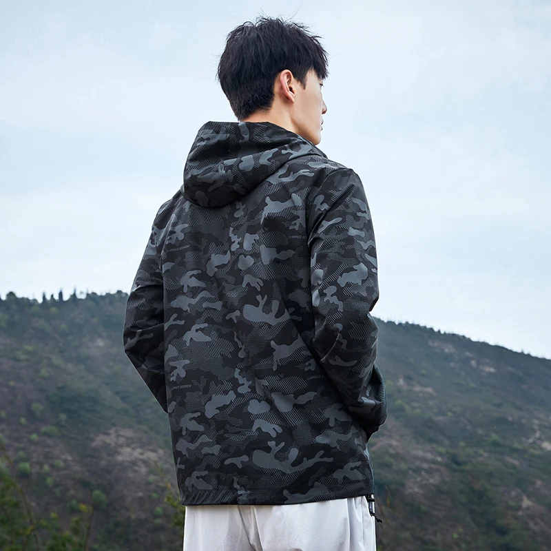 Pioneer Camp 2022 New Autumn Men\'s Camouflage Hooded Jacket Outdoor Sports Fashion Tide Zipper Jacket AJK205028