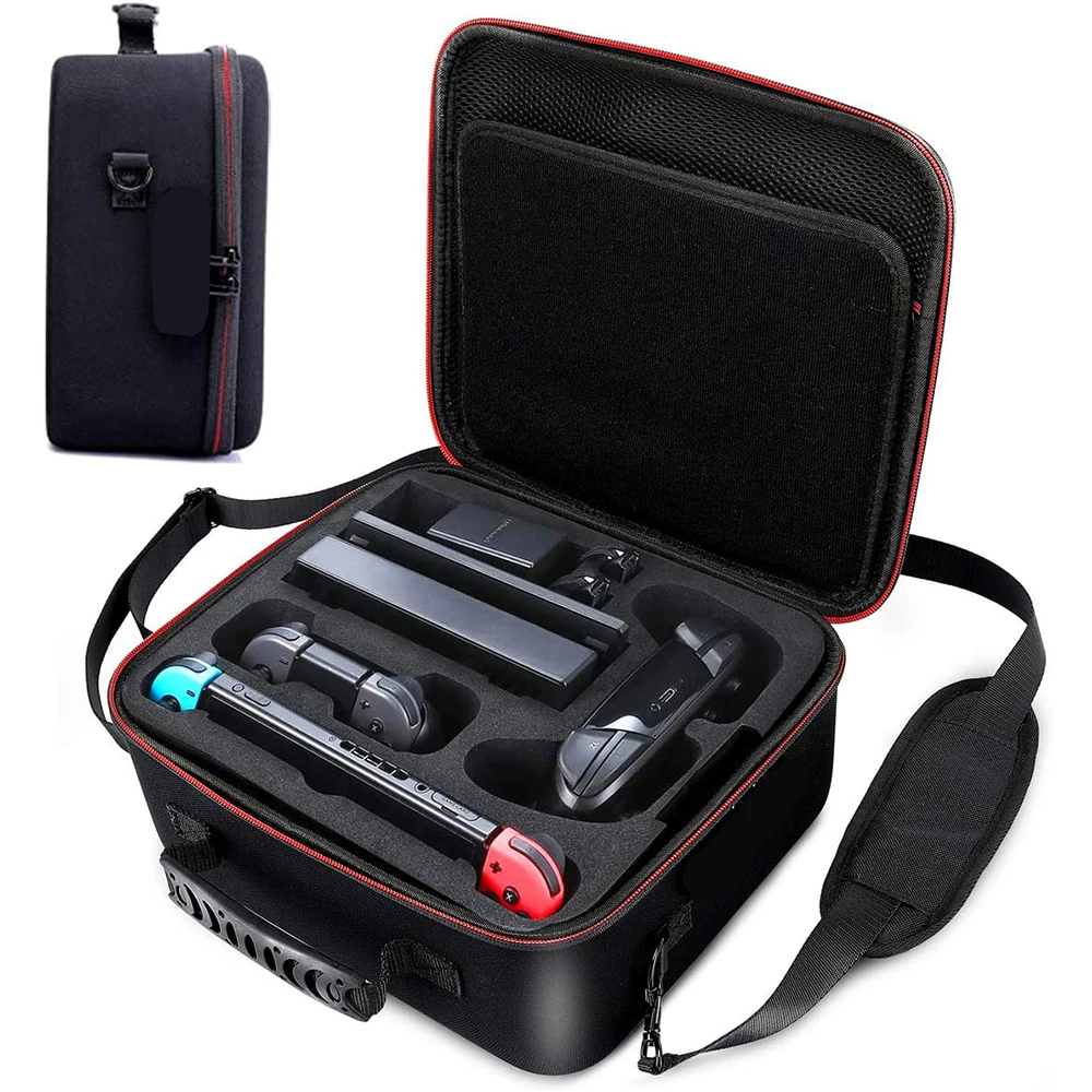 

Large Capacity Carrying Storage Case For Switch OLED Game Accessories with Card Slot Protective Pouch for Gaming on the Go