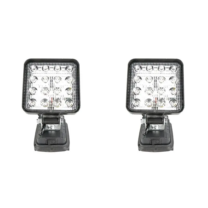 

A84X-2Pcs 4 Inch LED Work Light For 18V Battery Battery Power LED Shop Light LED Site For Work Light