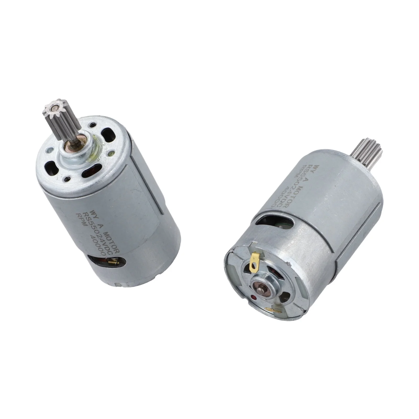 40,000 RPM Motor RS550 24V Motor Toy Maintenance 10 Mm X 10 Mm Gear Size 24V High Speed Electric Motor Connector