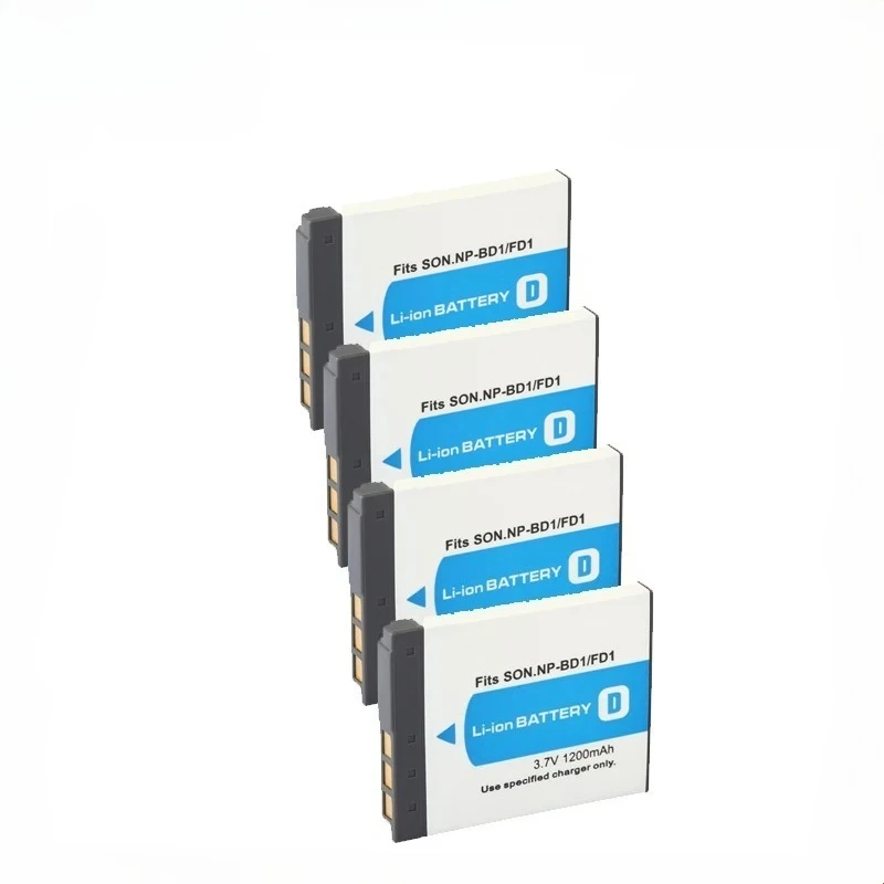 

1200mAh NP-FD1 NP-BD1 NP BD1 FD1 Camera Li-ion Battery For SONY DSC T300 TX1 T900 T700 T500 T200 T77 T900 T90