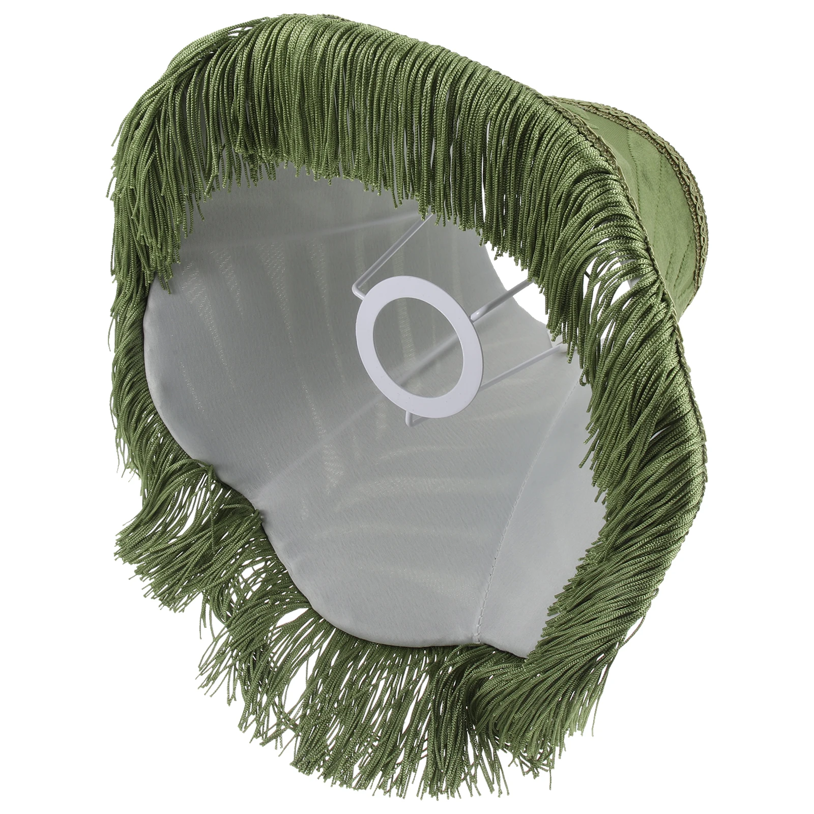 Modern Delicate Lamp Shade Cloth Metal Small Shades for Desk Bedside Table Indoor Lighting Dustproof Replacement