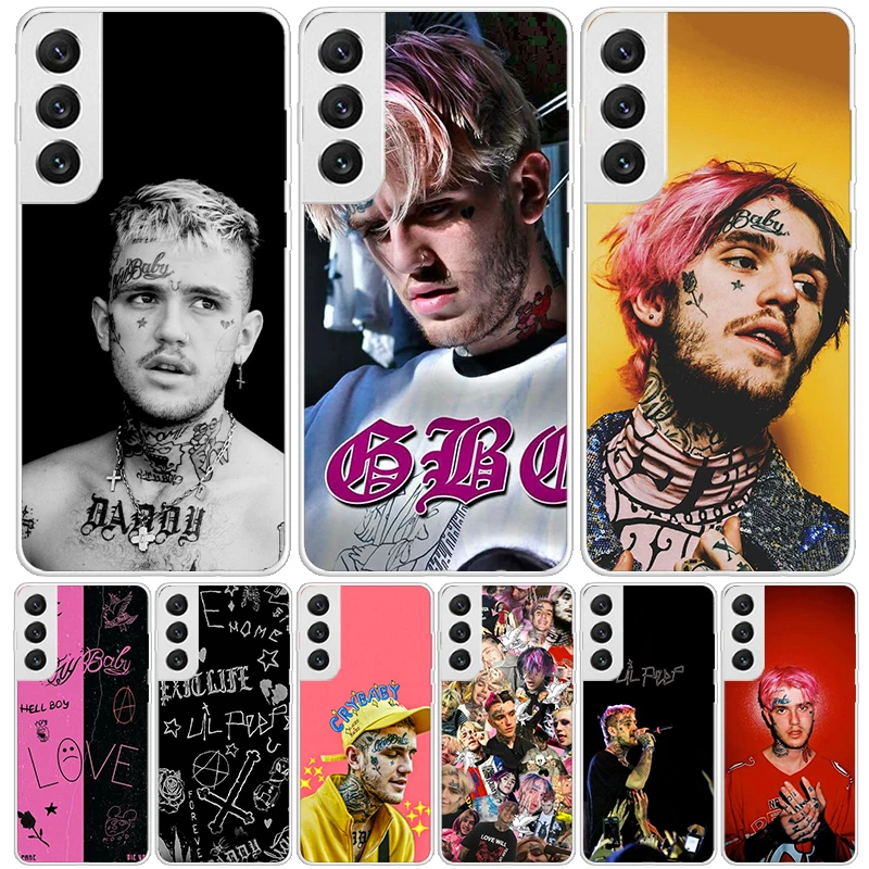 Lil Peep Singer Phone Case For Samsung Galaxy S25 S24 S23 S22 S21 FE S20 Ultra S10 Plus Art Customized Coque Capa S24 S23 S22 S2