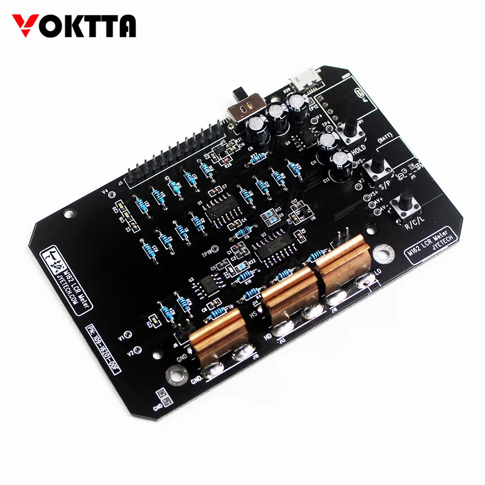 M162 Transistor Tester Frequency Tester PWM Square Wave LCR Meter Voltmeter Full Color Screen Graphics DIY Kit