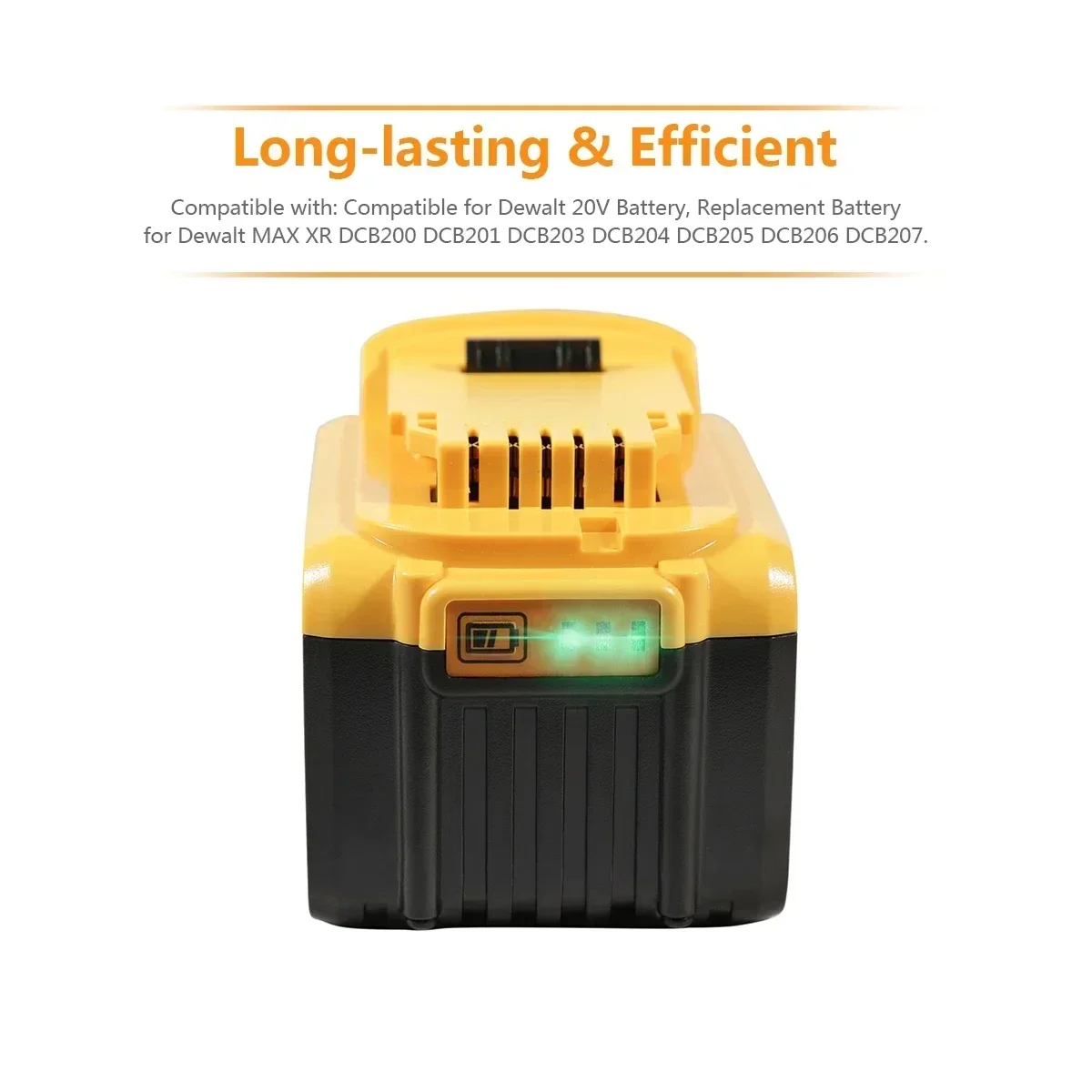 18V/20V  For Dewalt Li-Ion Battery  DCB200 12000mAh MAX Tools Replacement For DCB180 DCB181 DCB182 DCB184 DCB201 DCB204