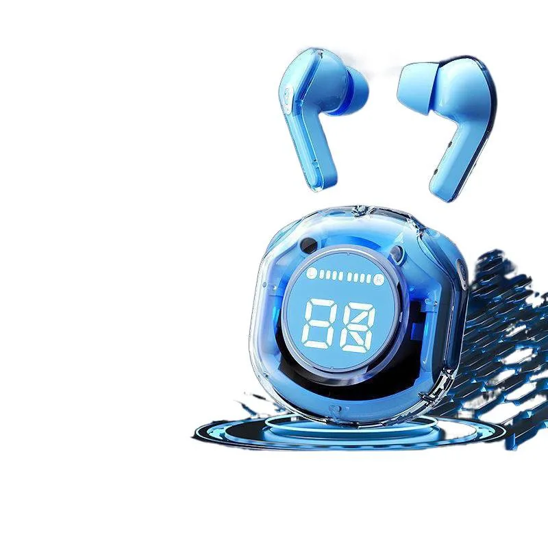 Pantalla digital verdadera reducción de ruido inalámbrica Auriculares Bluetooth 2 horas de duración de la batería deportes impermeable