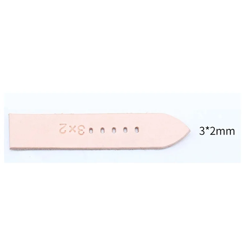 2025 Trend Leather Punch Tool Craft Strap Oval Hole Punch Stitching Eyelet Removable Chisel