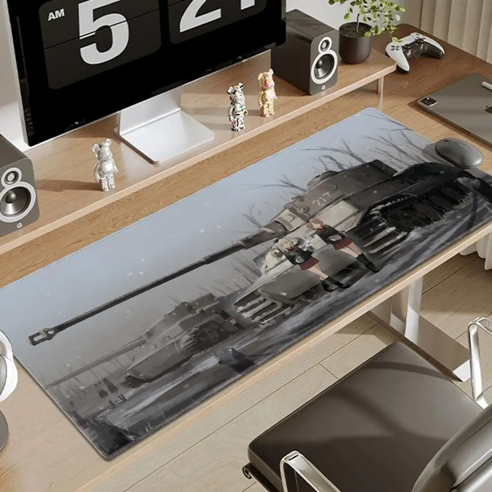 لوحة ماوس كلاسيكية للفتيات من الرسوم المتحركة وبانزر للكمبيوتر المحمول والألعاب والمكتب وواقي المعصم ولوحة مفاتيح غير قابلة للانزلاق