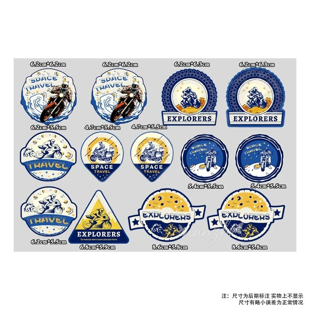 Retro Motorcycle Decals Fuel Tank Waterproof Stickers For Harley Davidson Electra Glide Ultra Classic PA1250 114 Skull Pattern view 5